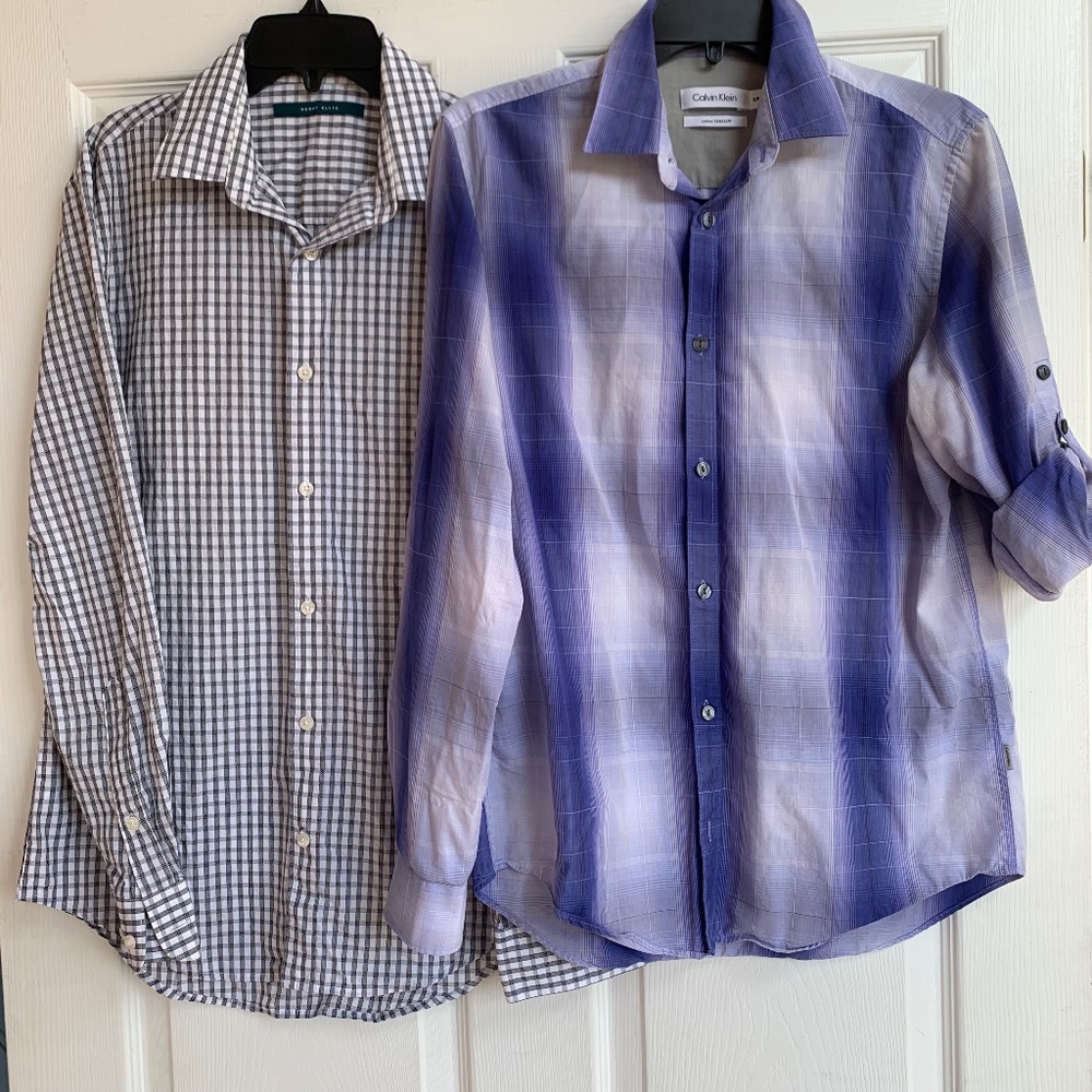 Two Men's Long Sleeve Shirts